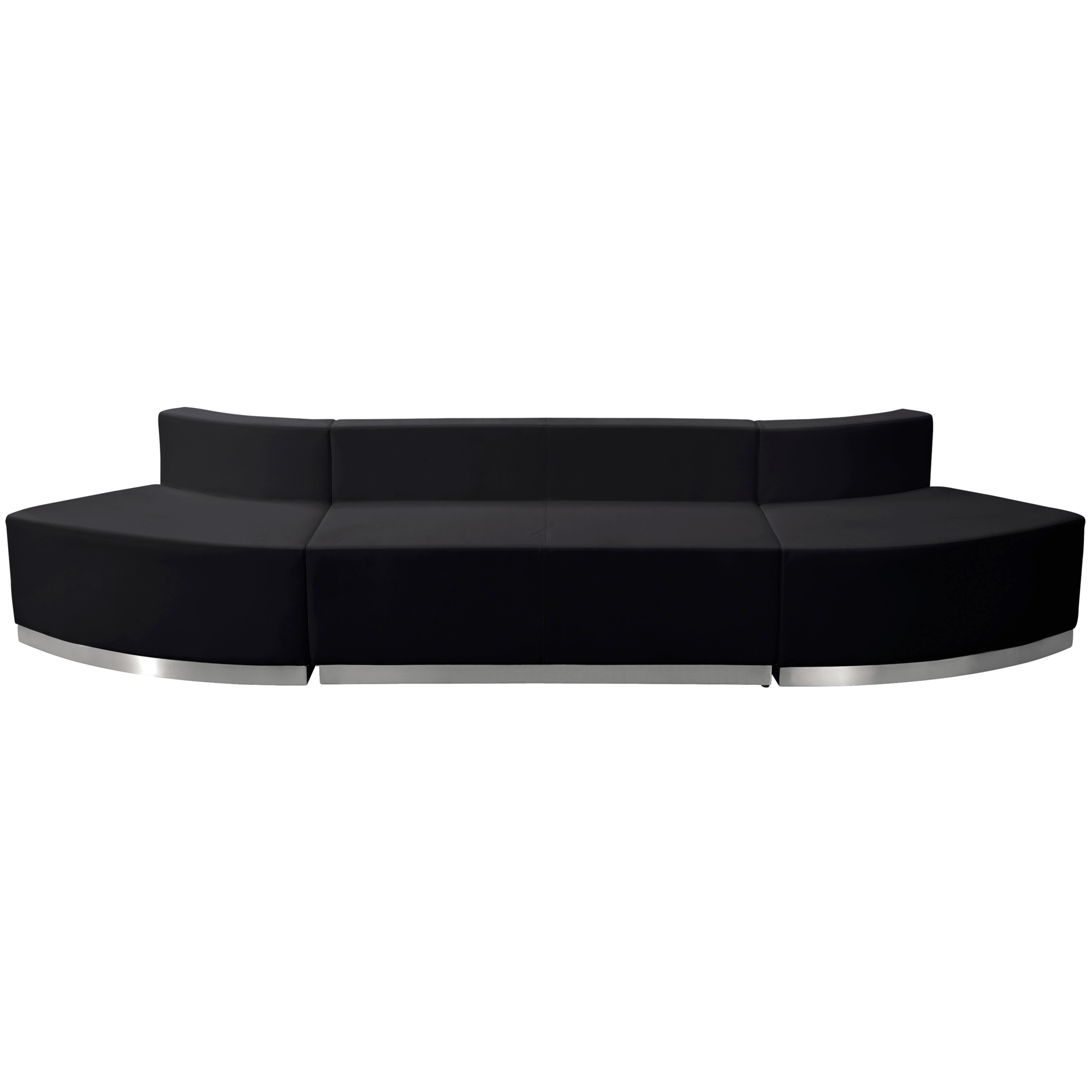 Flash Furniture, 3 PC Black LeatherSoft Reception Configuration, Included (qty.) 3 Model# ZB803780SBK
